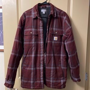 Carhartt Fleece Lined Flannel Jacket